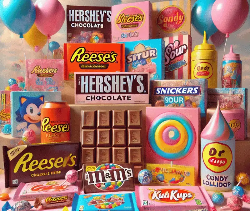 Les Bonbons et Confiseries Américaines : Une Explosion de Saveurs et de Couleurs 🇺🇸🍬