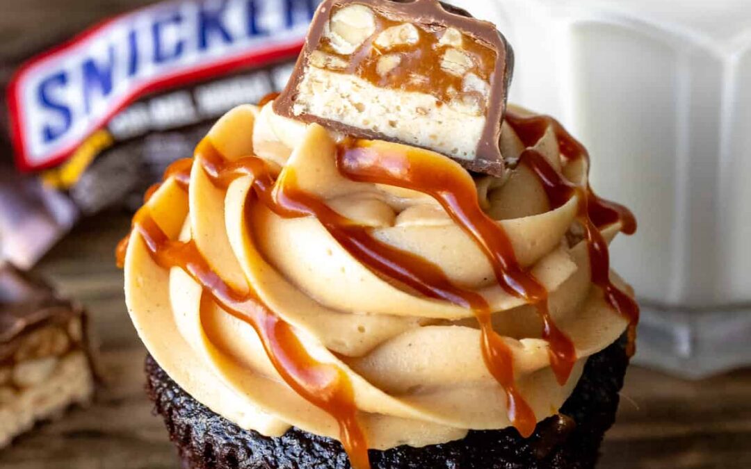 Cupcakes aux Snickers