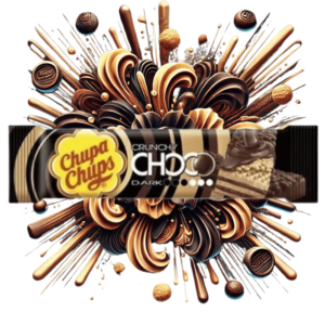 Chupa Chups Crunchy Choco Dark