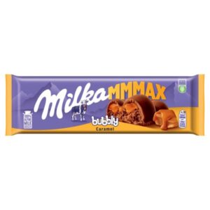 milka mmmax bubbly caramel 250 gr x 10