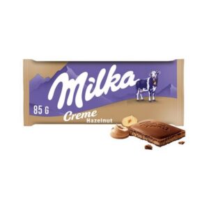 tablette de chocolat milka hazelnut cream 85 gr x 22