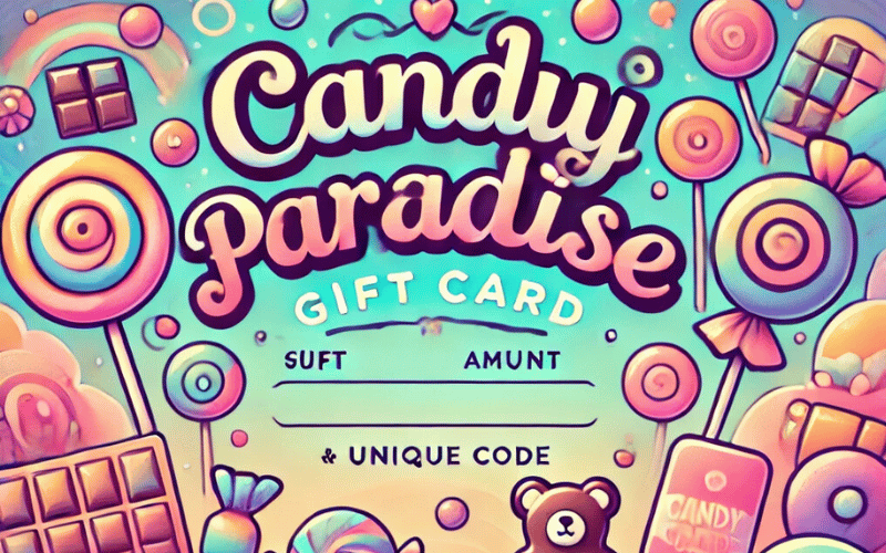 Nouveau - la carte cadeau Candy Paradise